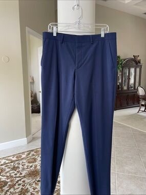 Men’s dress pants, Express, Extra Slim, 32x34, blue